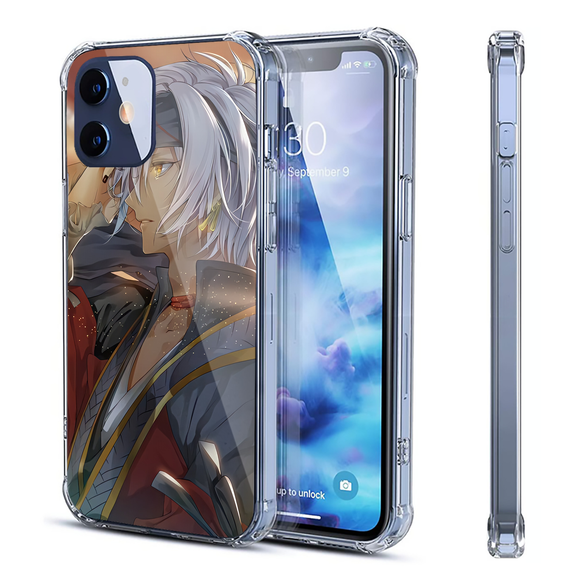 （画像用） 刀剣乱舞 Touken Ranbu 【iPhone 12シリーズ対応】透明スマホケース（クリアソフトケース）